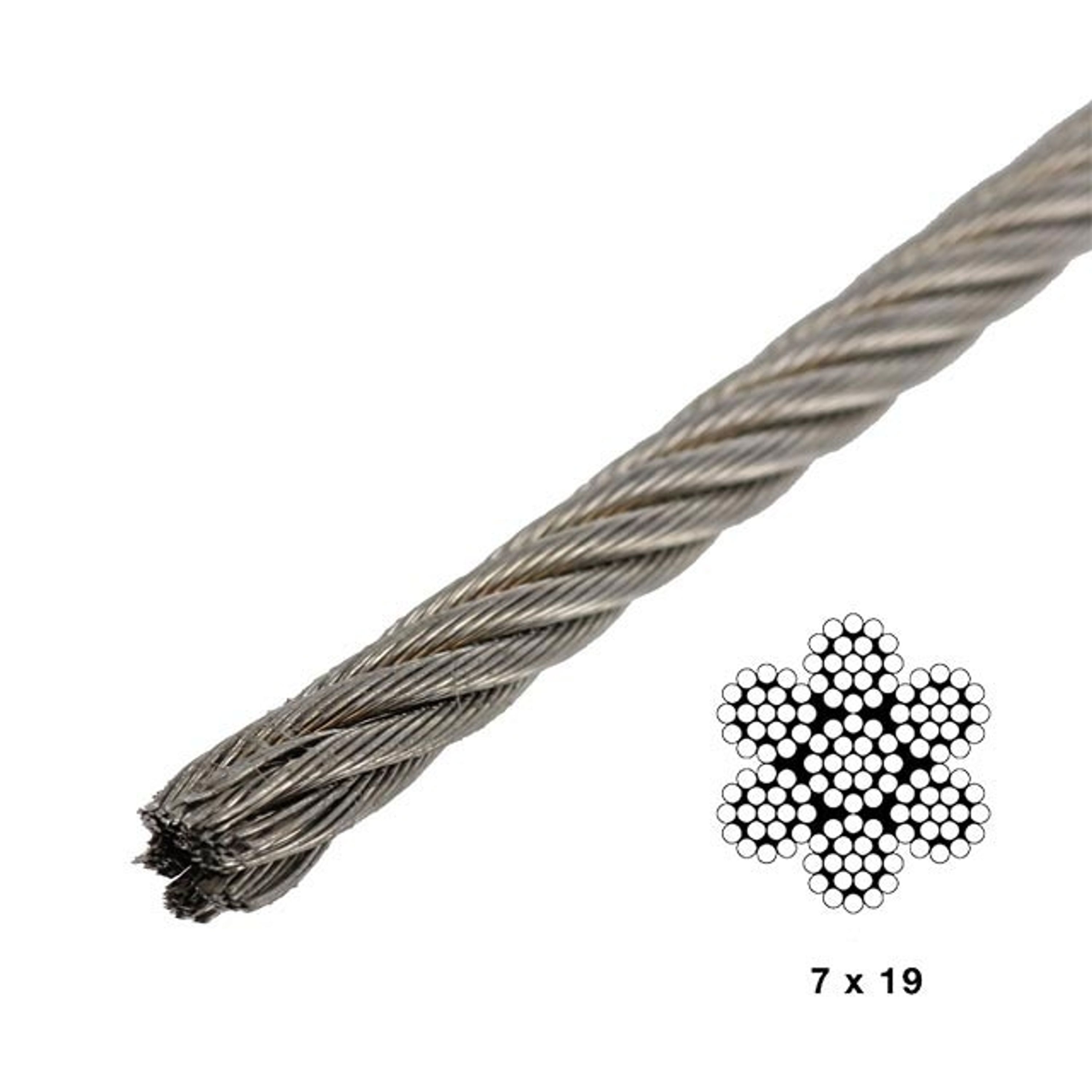 Stainless Steel Cable - 7x19 Stainless Steel Wire Type 304