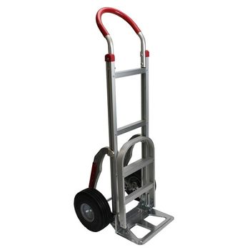Aluminum Hand Truck with Foam Fill Tires and Stair Climbers