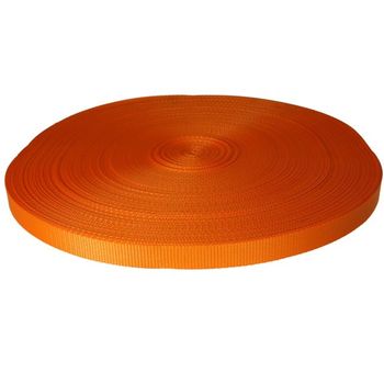 Orange Polyester Webbing - 1