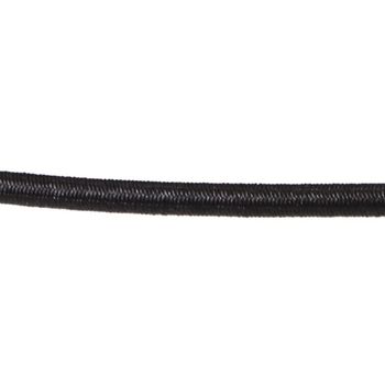 1/8''-3mm Black Polyester  Shock Cord 50 ft