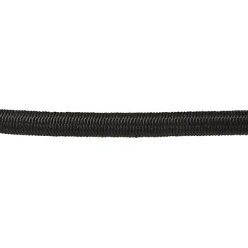 1/4''-6mm Black Polyester Shock Cord 100 ft