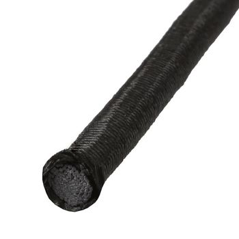 3/8''-9mm Black Polyester Shock Cord 50 ft