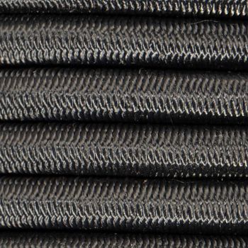 1/2''-12mm Black Polyester Shock Cord 50 ft