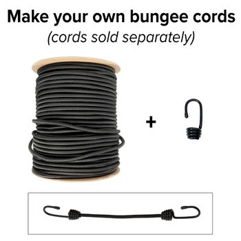 3/8'' PVC Coated Bungee Hook (9 MM) - 10 Pack
