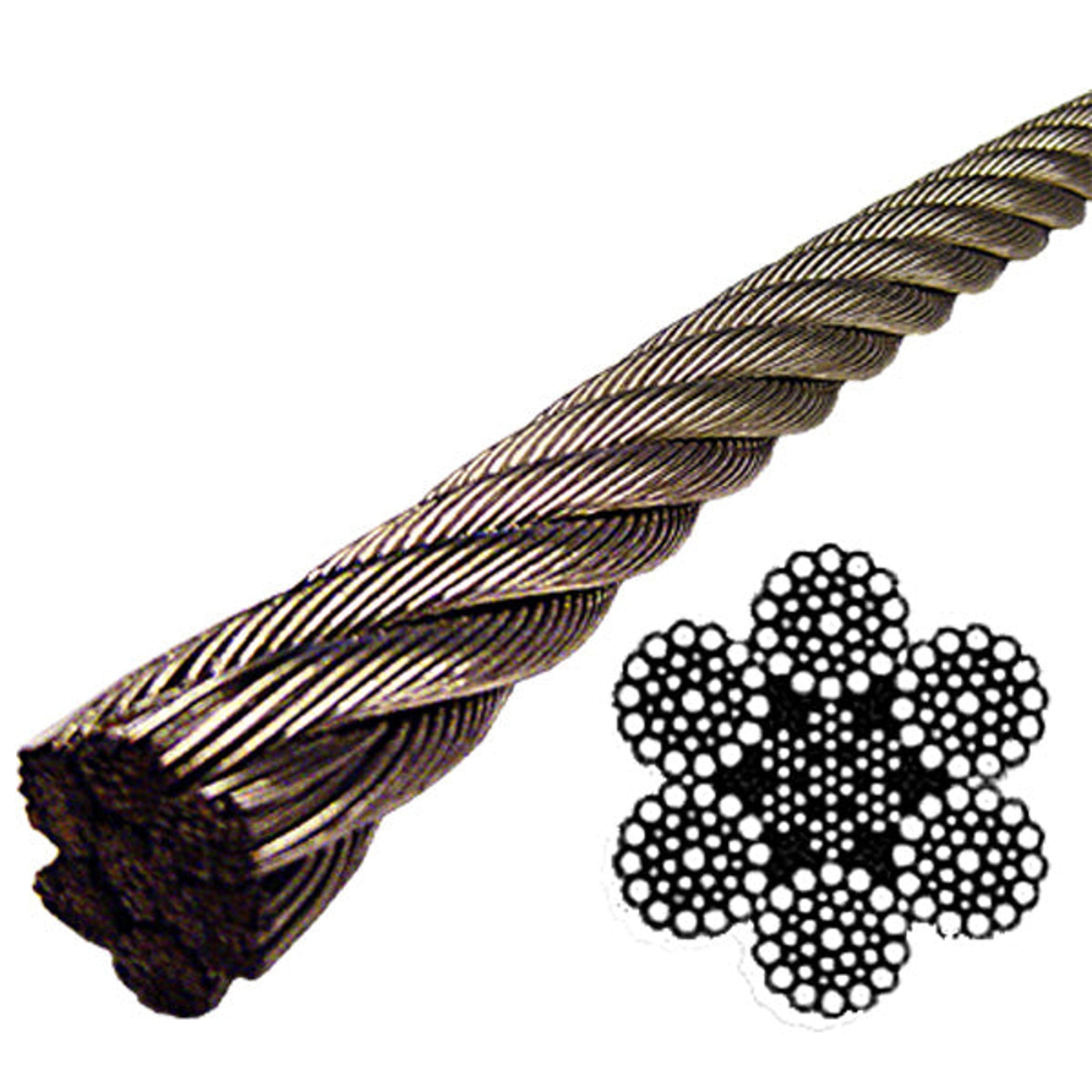 Stainless Steel Wire Rope 6x37 IWRC Type 304