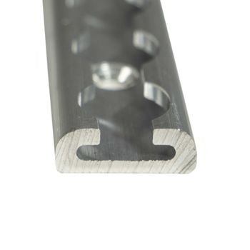 8 Piece L-Track Tie Down System | 4' Aluminum L-Track & Single Stud Fittings