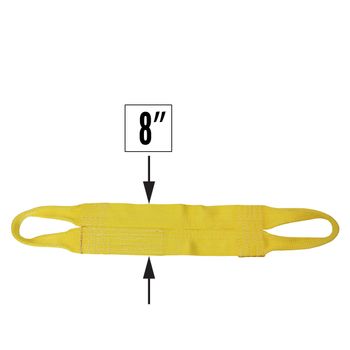 Nylon Lifting Sling - Continuous Eye Wide - 8
