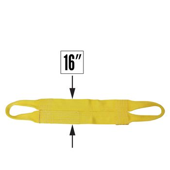 Nylon Lifting Sling - Continuous Eye Wide - 16