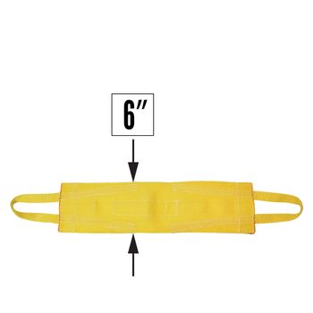 Nylon Lifting Sling - Attached Eye Wide - 6