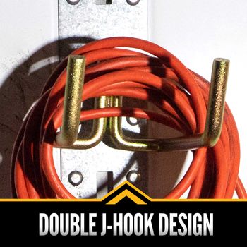 E-Track Tool Hook | Extended Dual Arm Flat Hook