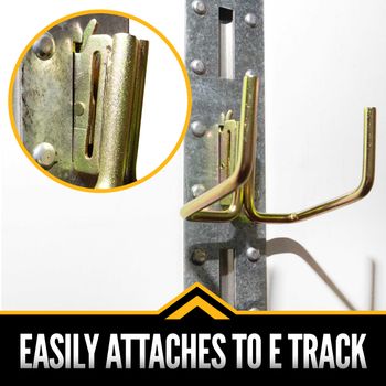 E-Track Tool Hook | Dual Arm Flat Hook