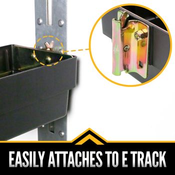 Small E-Track Storage Bin | Plastic | 6-1/2