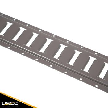 2' Horizontal E-Track- Gray Painted- 4-Pack