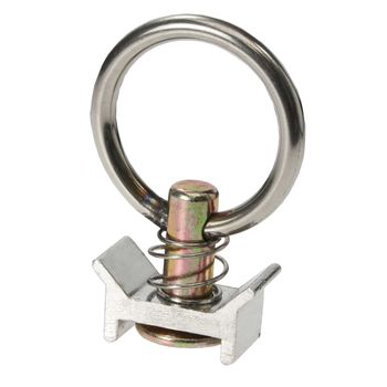 Single Stud Fitting w/ Round Ring - Stainless Steel
