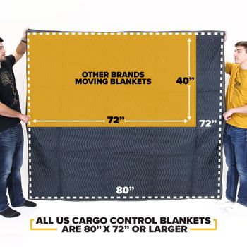 Moving Blankets- Mega Mover 12-Pack, 85 lbs./dozen