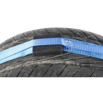 Wheel Strap with Etrack Fittings & 3 Rubber Blocks